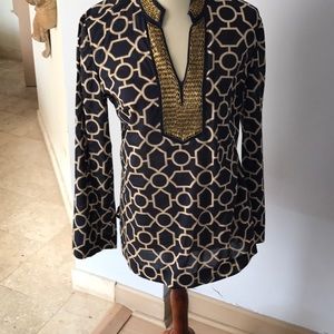 Charter club navy tunic